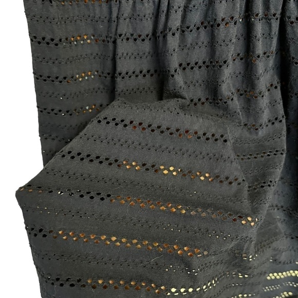 Maison Jules Navy Eyelet Sleeveless Dress Medium - Picture 6 of 13